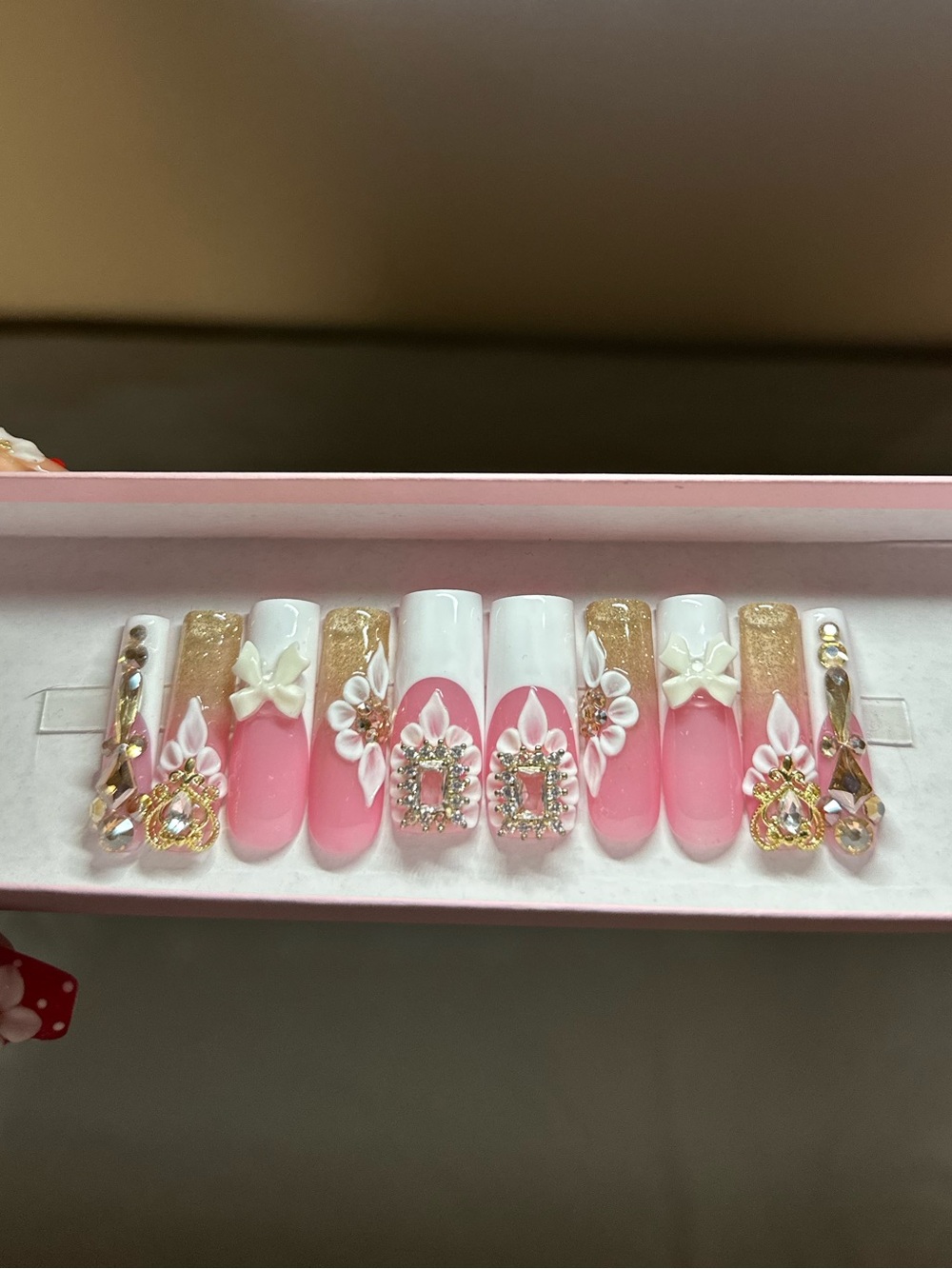 Handmade Press On Nails Long😍